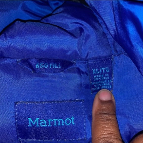 Extra Large Juniors/Teens Marmot Bubble Jacket - Picture 3 of 3